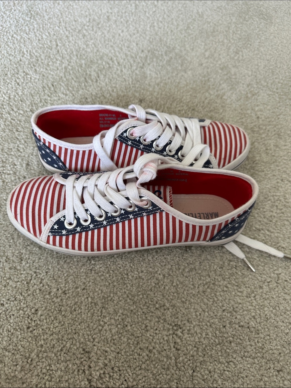 Marley Lilly patriotic sneakers